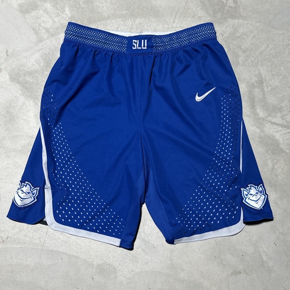 Nike Dri Fit St Louis University SLU Billikens Shorts +2 Team Issued Basketball
